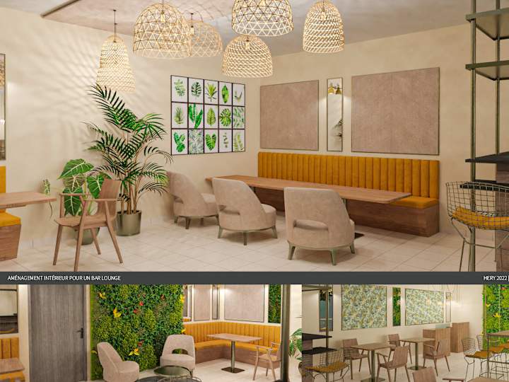 Cover image for 
Interior Design for the "Jungle" Lounge Bar