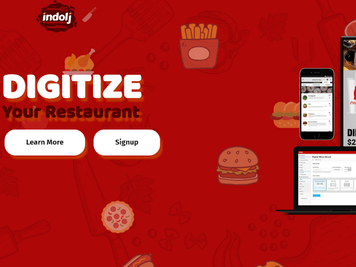 Cover image for Indolj.com | Online Restaurant Ordering App