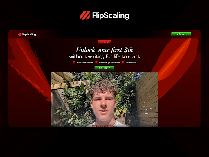 Cover image for FlipScaling - Course Landing Page