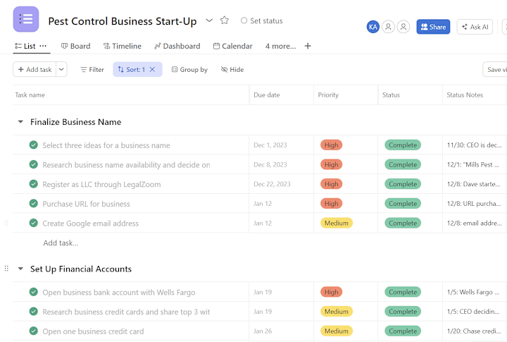 Cover image for Project Management / Process Improvement Platform Setup 