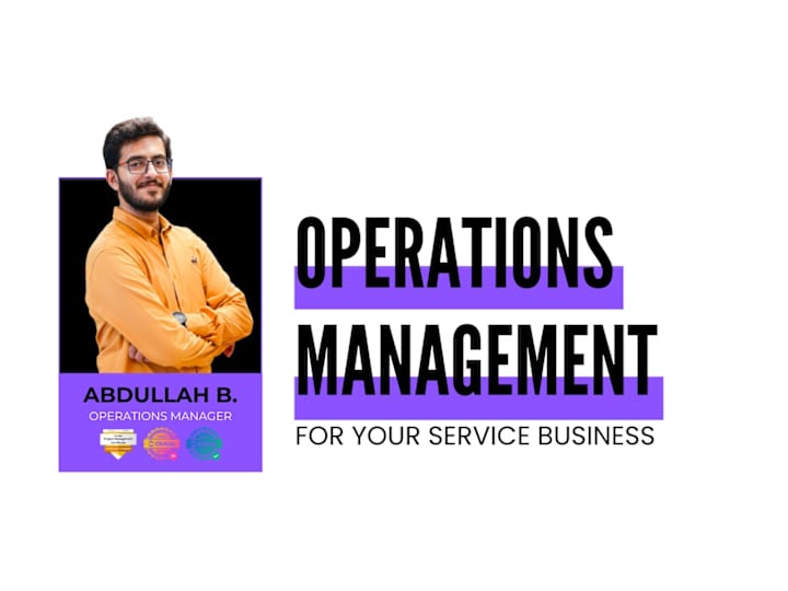 Cover image for ⚙️Operations Management of your Services Business