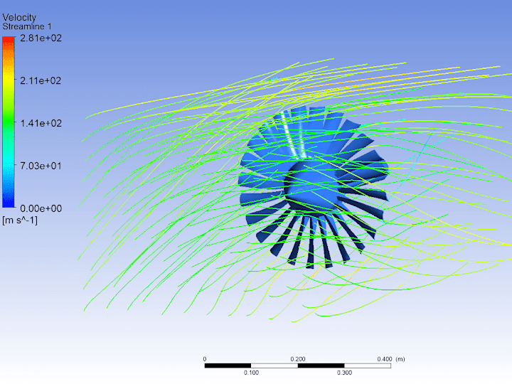 Cover image for Fluid flow analysis using ANSYS