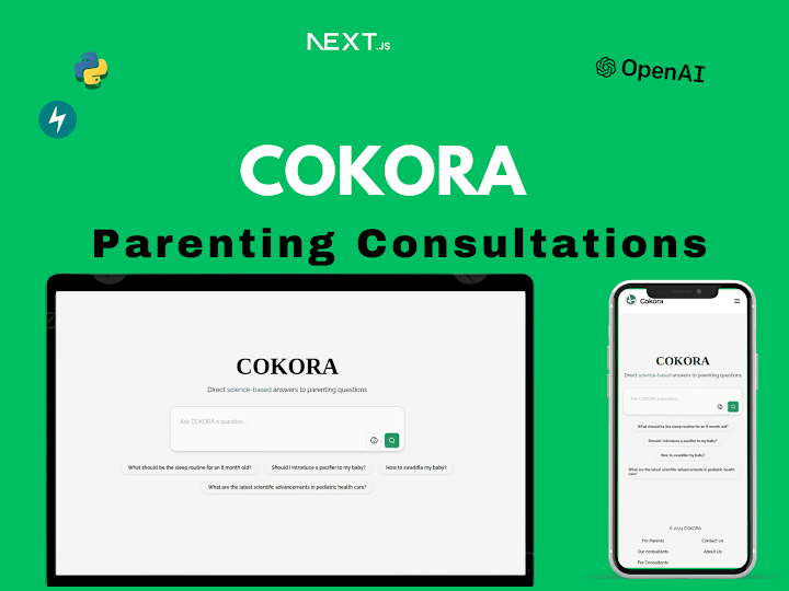 Cover image for Cokora - Parent Consulting Platform