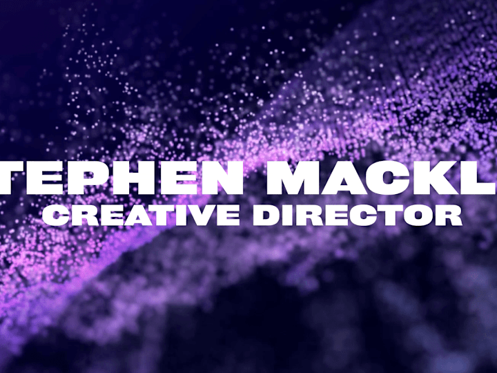 Cover image for Stephen Macklin, Creative Director