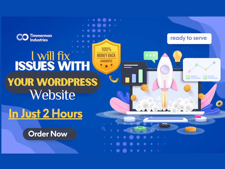 Cover image for I will fix your WordPress website any bugs, errors, and issues