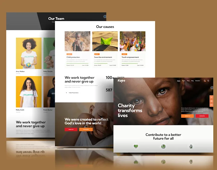 Cover image for Non Profit Website | WordPress Website