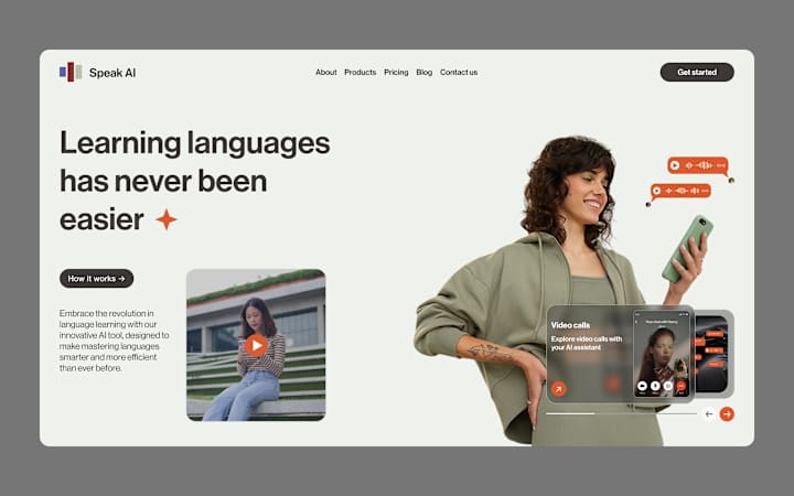 Cover image for Speak AI - Language Learning Platform