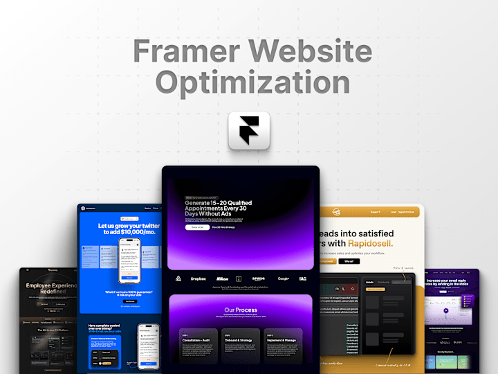 Cover image for Framer Website Optimization: Speed, SEO & Conversion