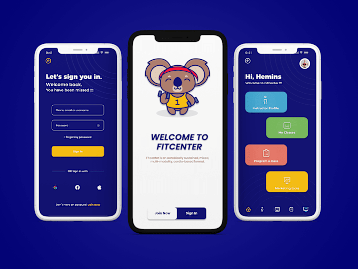 Cover image for Fitness Center | Mobile Application