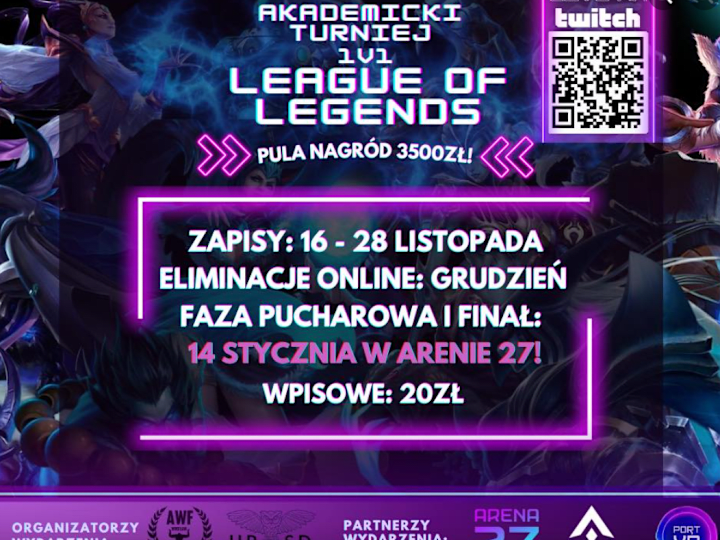 Cover image for Akademicki Turniej 1v1 w League of Legends