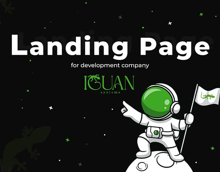 Cover image for Landing page for development company :: Behance