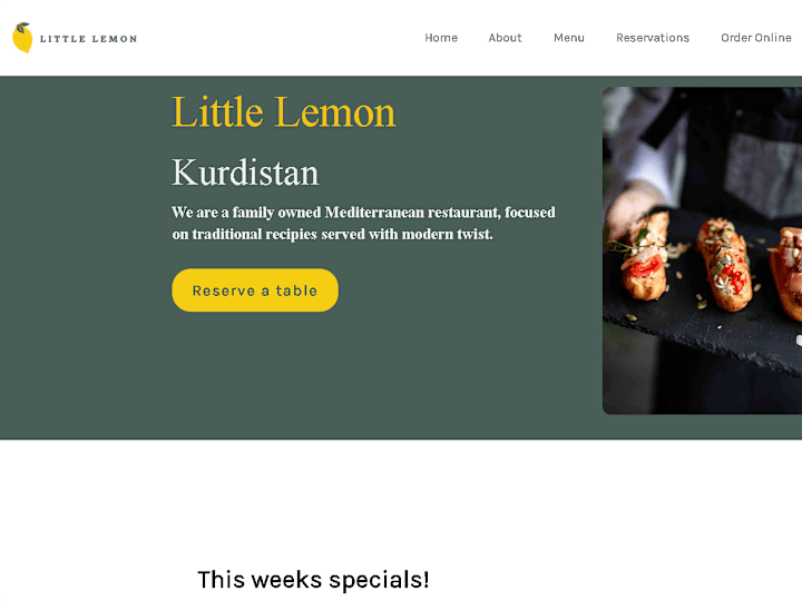 Cover image for Little Lemon [Restaurant]