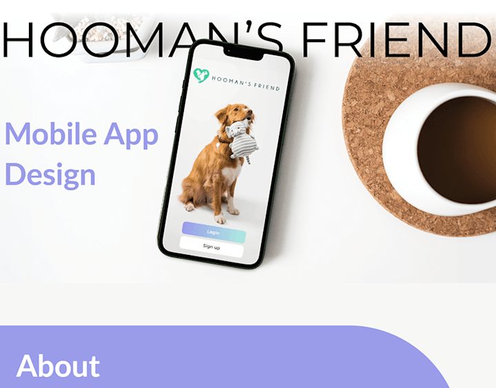 Cover image for Hooman's Friend App design