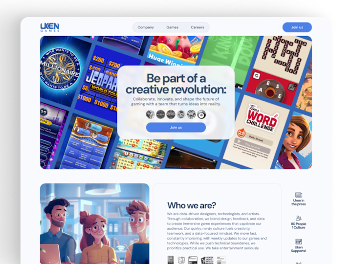 Cover image for Uken Games | Corporate Website