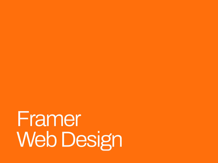 Cover image for Framer Website Design & Development