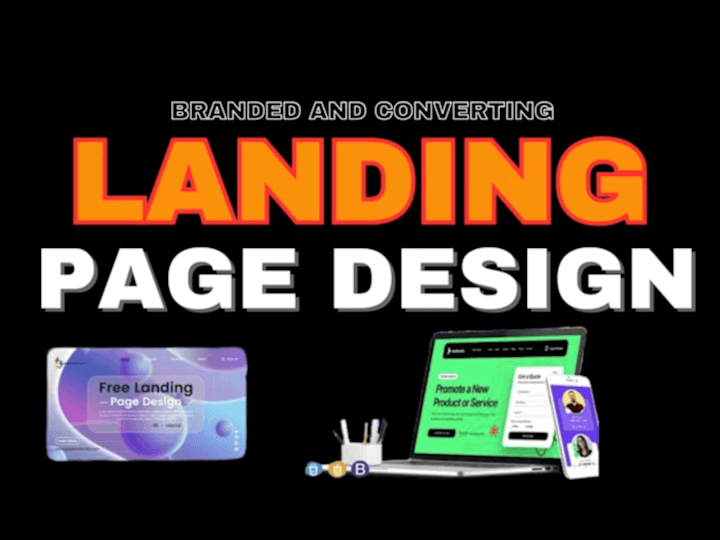 Cover image for i will design stunning landing page design 