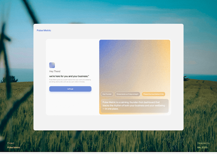 Cover image for Pulse Metric- Dashboard