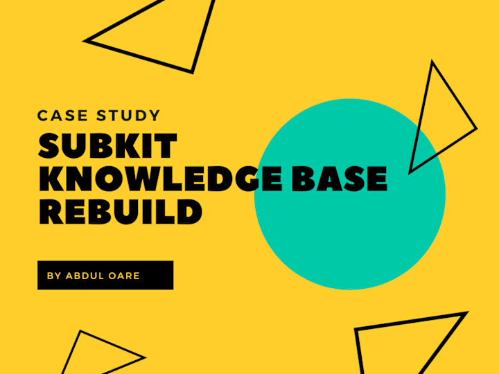 Cover image for Case Study: Subkit Knowledge Base Rebuild