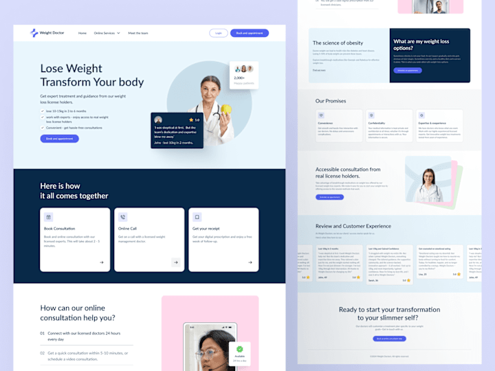 Cover image for Weight Doctor - Website Design