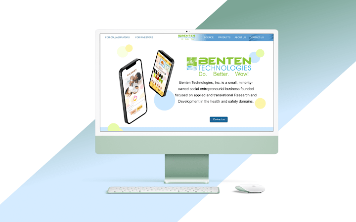 Cover image for Benten Technology Website Redesign Case Study