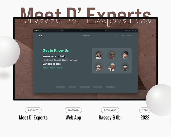 Cover image for Meet D' Experts