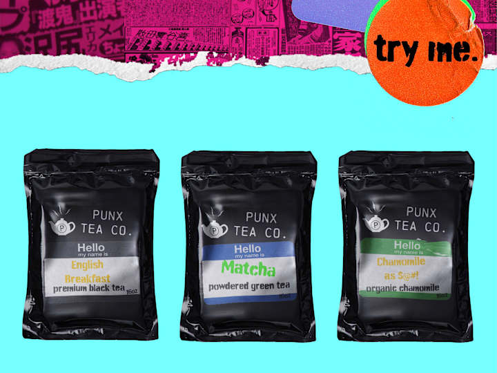 Cover image for Punx Tea Co. Branding