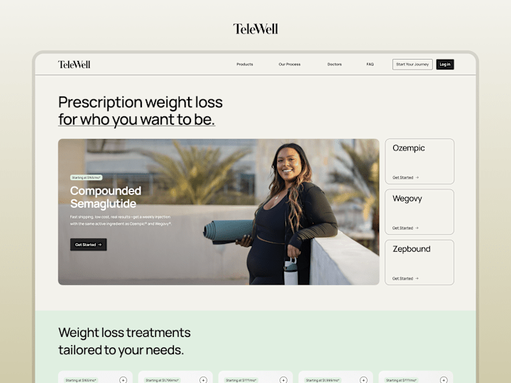 Cover image for TeleWell | Pixel-Perfect Framer Build for TeleWell