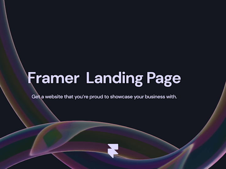 Cover image for Framer Landing Page (Design + Development)