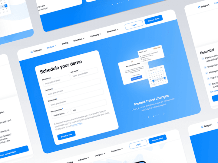 Cover image for UX/UI Design for Cteleport – A Flight Booking Web Platform
