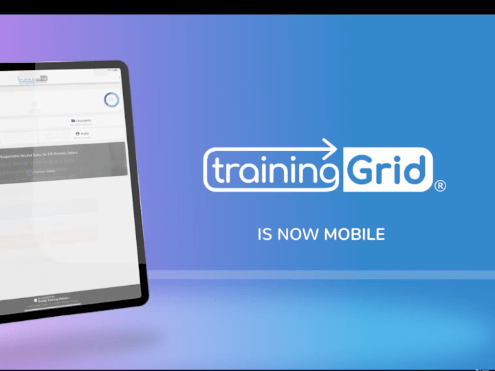 Cover image for trainingGrid Mobile App Commercial
