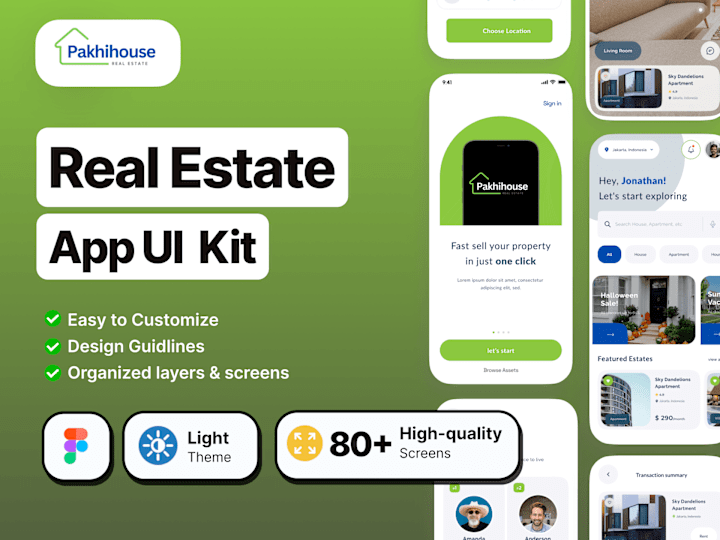 Cover image for Pakhihouse - Real Estate App UI Kit