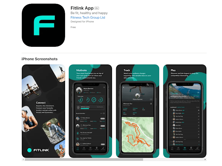 Cover image for ‎Fitlink App