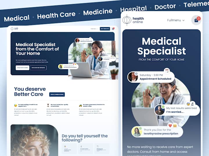 Cover image for Medical Business · Webflow Design & Development