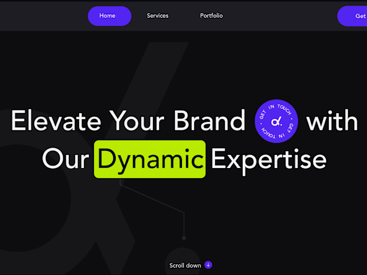 Cover image for Dynamic Company Portfolio with Animations