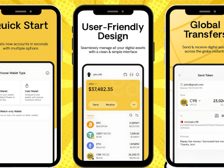 Cover image for ui ux designer for crypto wallet app and telegram mini app