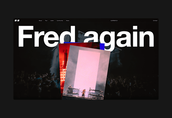 Cover image for Fred Again: Landing Page Design