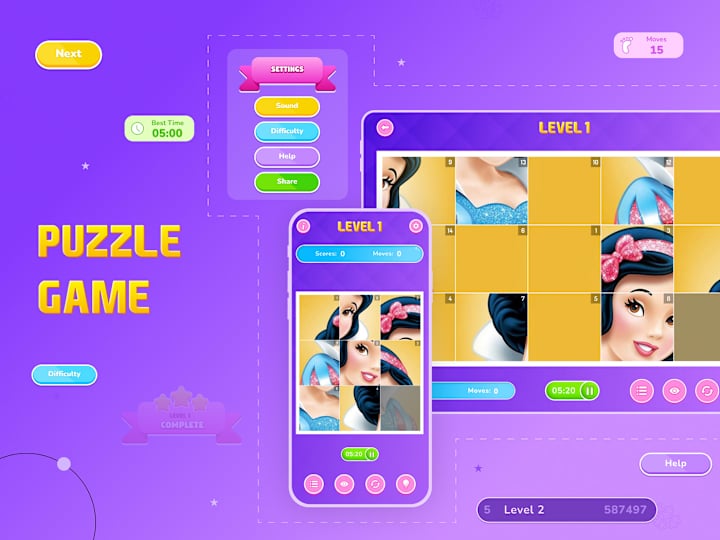 Cover image for Image Sliding Puzzle: Test Your Mind with Engaging Image Puzzles