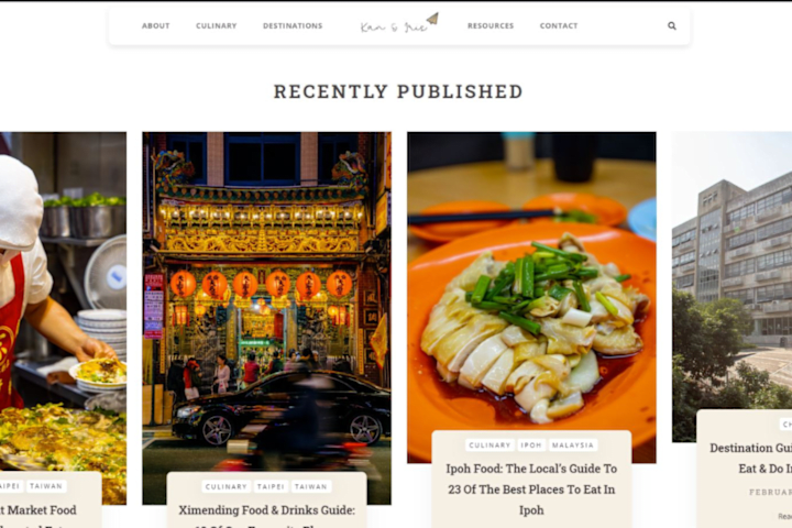 Cover image for Travel Blog & Writing