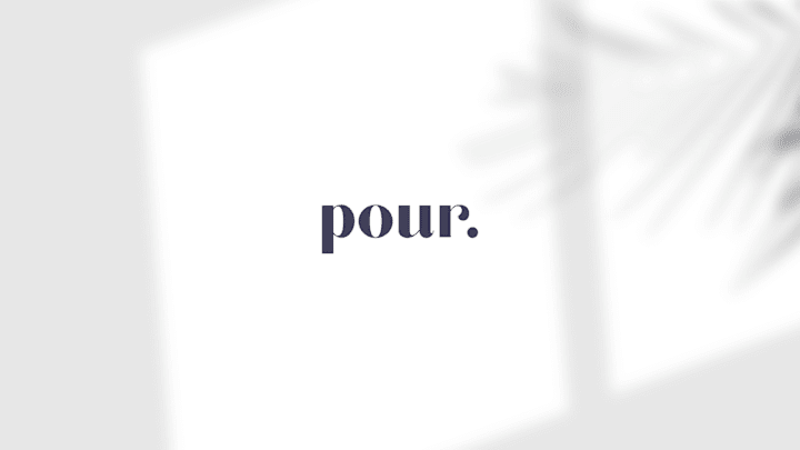 Cover image for pour. | Logo & Branding Design