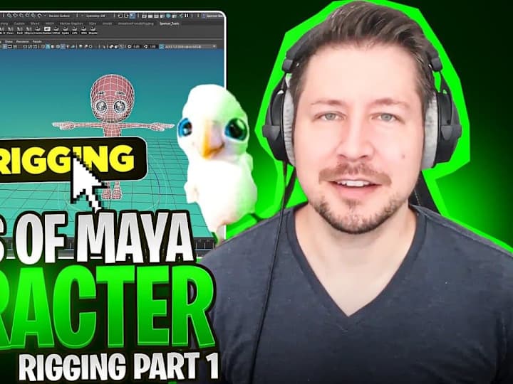 Cover image for Character Rigging in Maya for Beginners | Step-by-Step Tutorial…