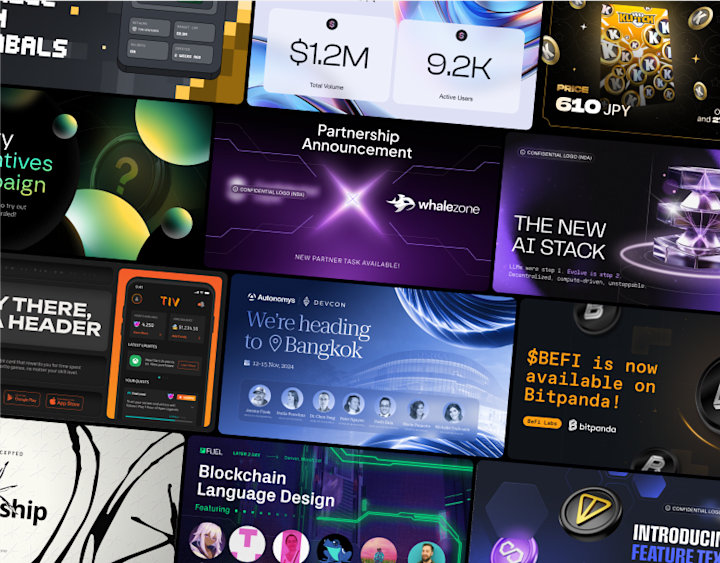 Cover image for Web3 and Crypto - Marketing and Social Media Design