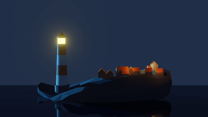Cover image for Low-poly Lighthouse
