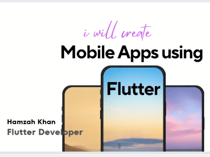 Cover image for I will create Android and IOS Apps Using flutter Technology