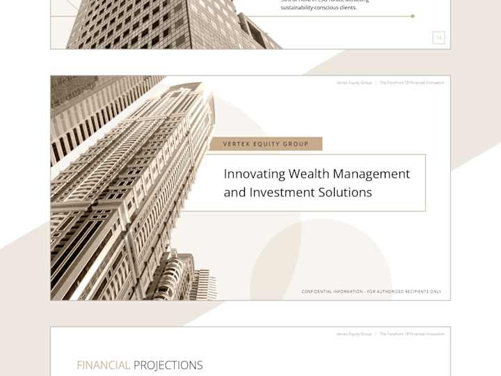 Cover image for Vertex Equity Group Pitch Deck