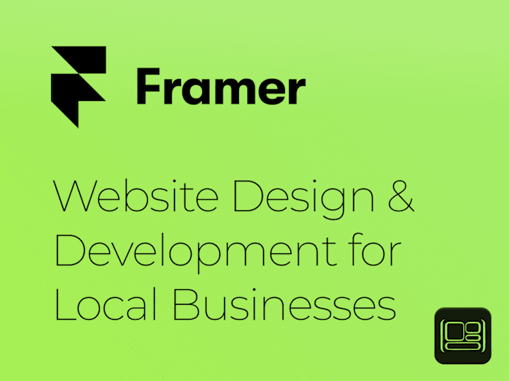 Cover image for Custom Framer Website Design & Development for Local Businesses