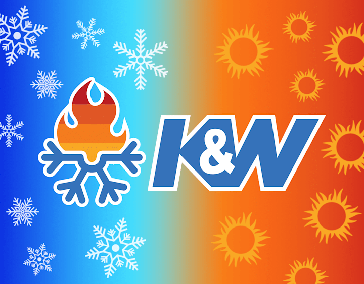 Cover image for Seasonal HVAC Branding Graphic for K&W