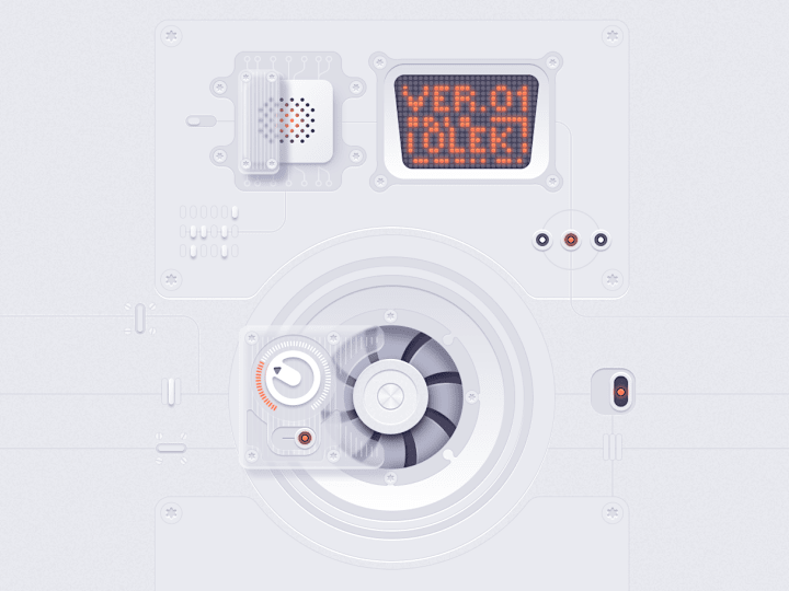 Cover image for Skeuomorphic technical elements - Figma assets
