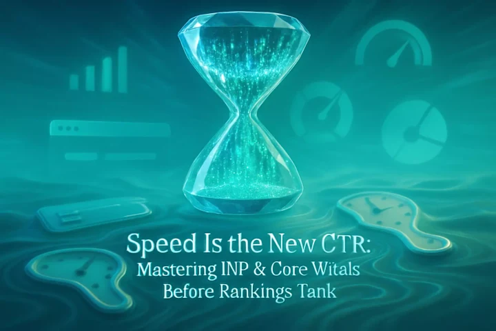 Cover image for Speed Is the New CTR: Mastering INP & Core Web Vitals Before Rankings Tank