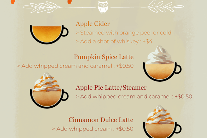 Cover image for Feature drink menus