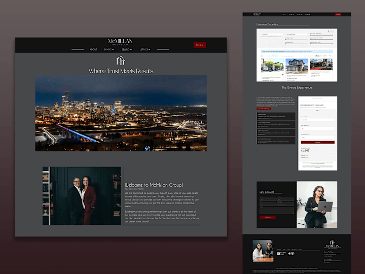 Cover image for Website for Real Estate Agents ✦ McMillan Real Estate Group